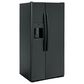 GE Appliances 23 Cu. Ft. Side by Side Refrigerator with Energy Star Certified in Black, , large