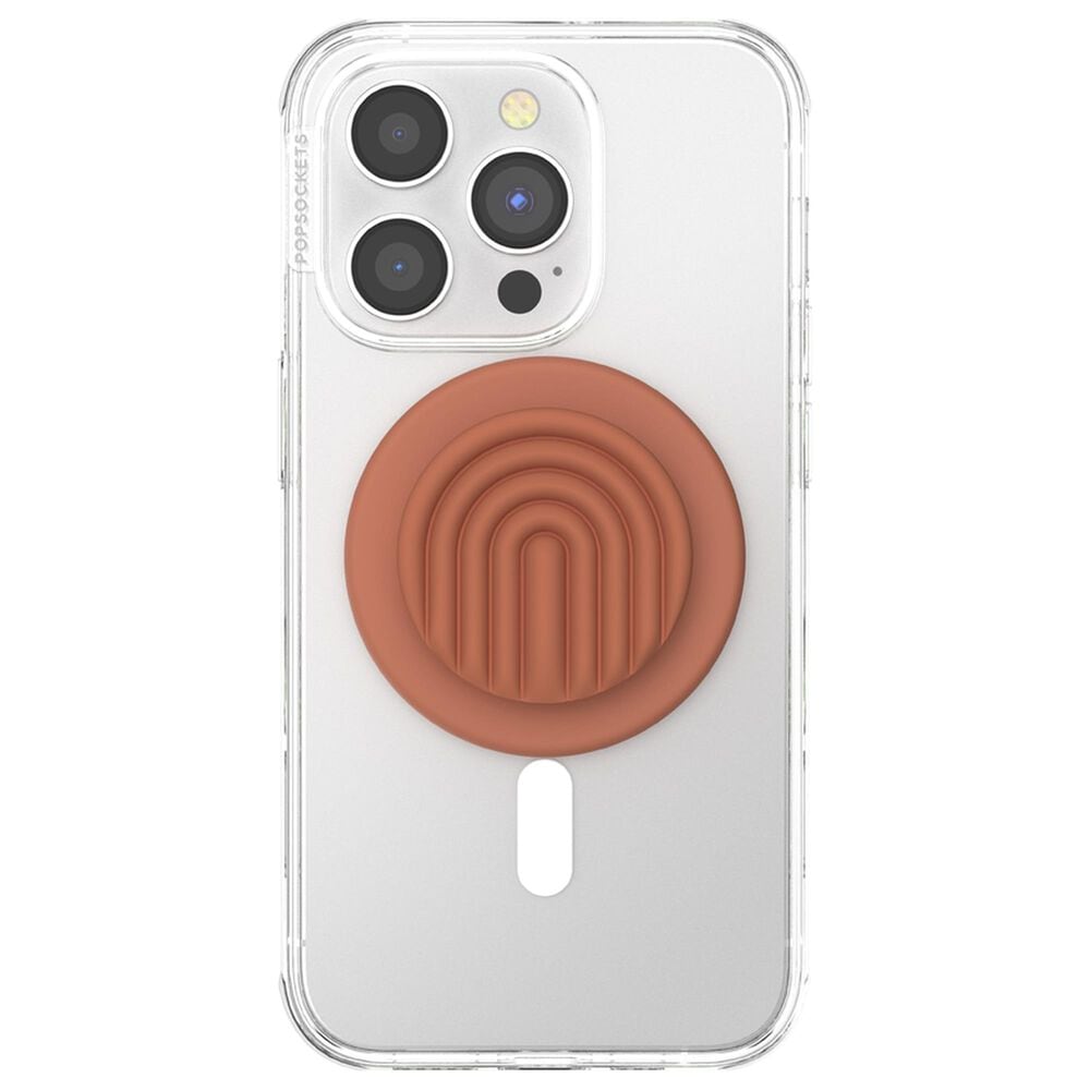 PopSockets New Neutrals MagSafe PopGrip in Popout Curves Terra Cotta, , large