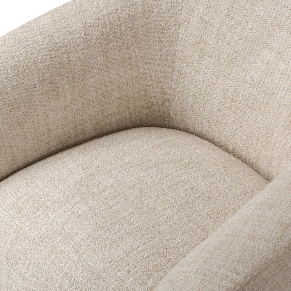 Four Hands Channing Swivel Chair in Yuma Cream, , large