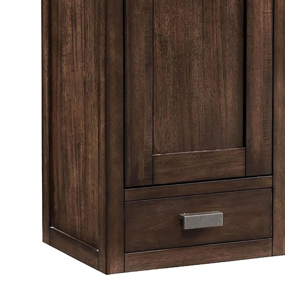 James Martin Addison 12&quot; Petite Tower Hutch - Right in Mid Century Acacia, , large