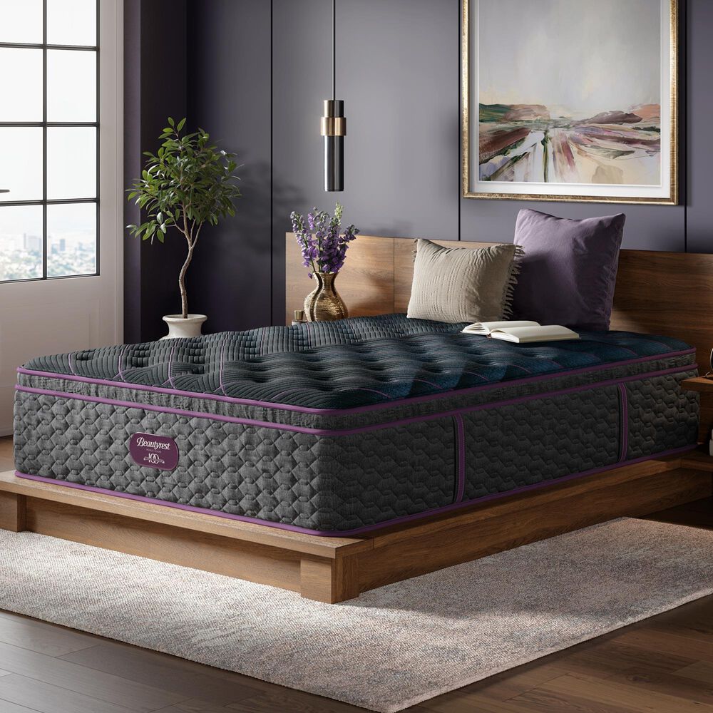 Beautyrest World Class Level Three Plush Pillow Top King Mattress, , large
