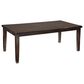 Ashley Haddigan Rectangular Dining Room Extension Table in Dark Brown, , large