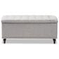 Baxton Studio Kaylee Storage Ottoman Bench in Grayish Beige, , large