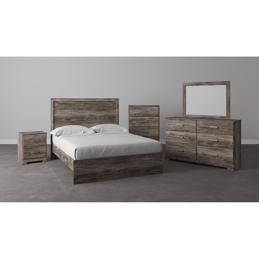 Ashley Ralinksi Queen Panel Bed in Gray, , large