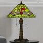 Cal Lighting 24" Tiffany Table Lamp in Antique Brass, , large