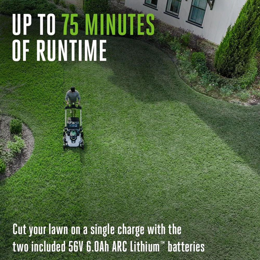 EGO Power+ 30" Super Composite Deck Battery-Powered Self-Propelled Mower with Dual Motor Kit, , large