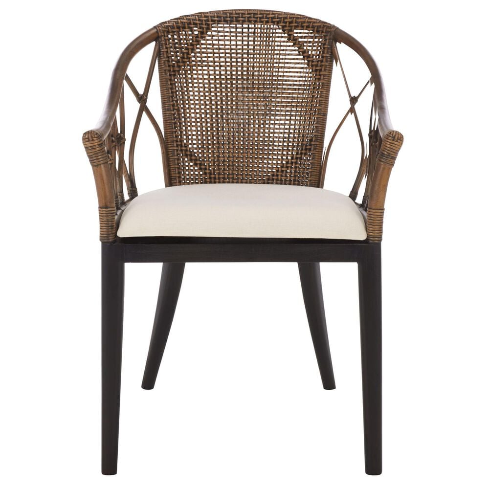 Safavieh Miyomi Arm Chair in Ivory, , large
