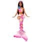 Barbie Flower Magic Mermaid Doll with Long Brown Hair in Multicolor, , large