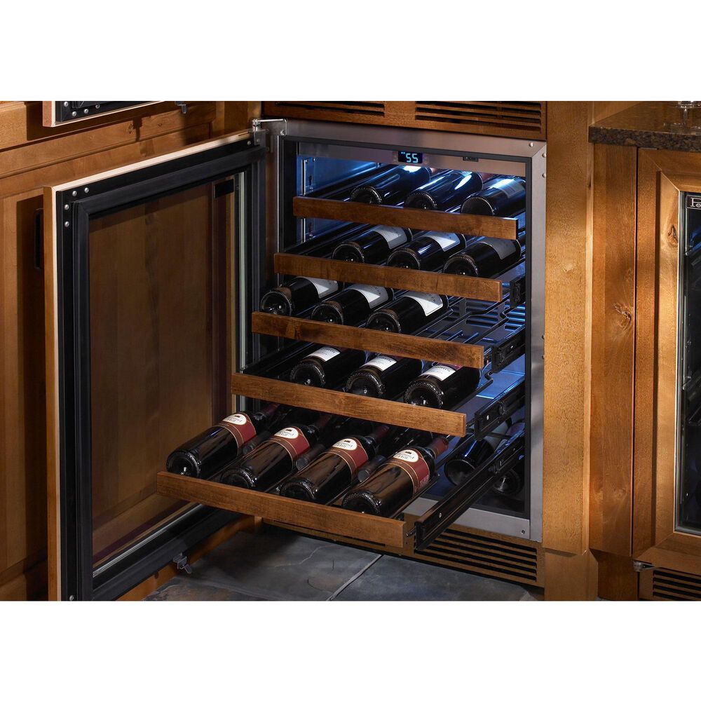Perlick Signature Indoor Series 5.2 Cu. Ft. Wine Reserve with Left Hinge and Glass Door in Panel Ready, , large