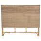 Baxton Studio Cantara Queen Panel Headboard in Natural Brown, , large