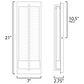 Maxim Lighting Cascade Outdoor Wall Sconce in Black, , large