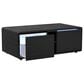 Mayberry Hill Halo Smart Coffee Table with Fridge and Speaker in Black, , large