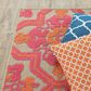 Oriental Weavers Cayman Sand and Pink 3"10" x 5"5" Indoor/Outdoor Area Rug, , large