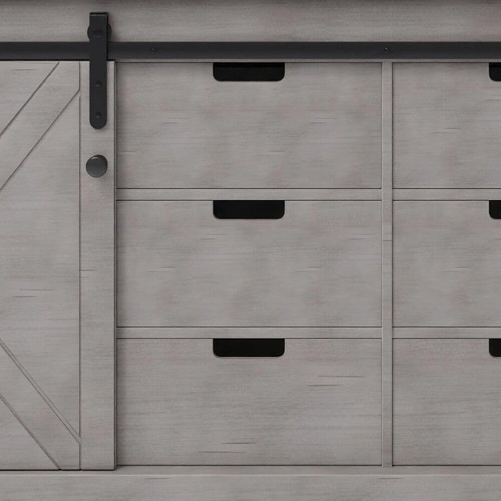 Lexora Home Marsyas 80" Double Bathroom Vanity in Ash Grey with White Quartz Top and Rectangular Sinks, , large