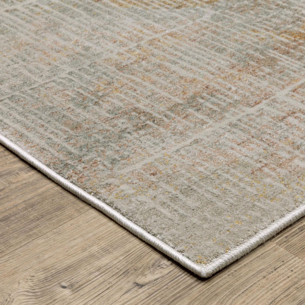 Oriental Weavers Mallory MAL09 Beige and Multicolor 2'3" x 7'6" Runner, , large