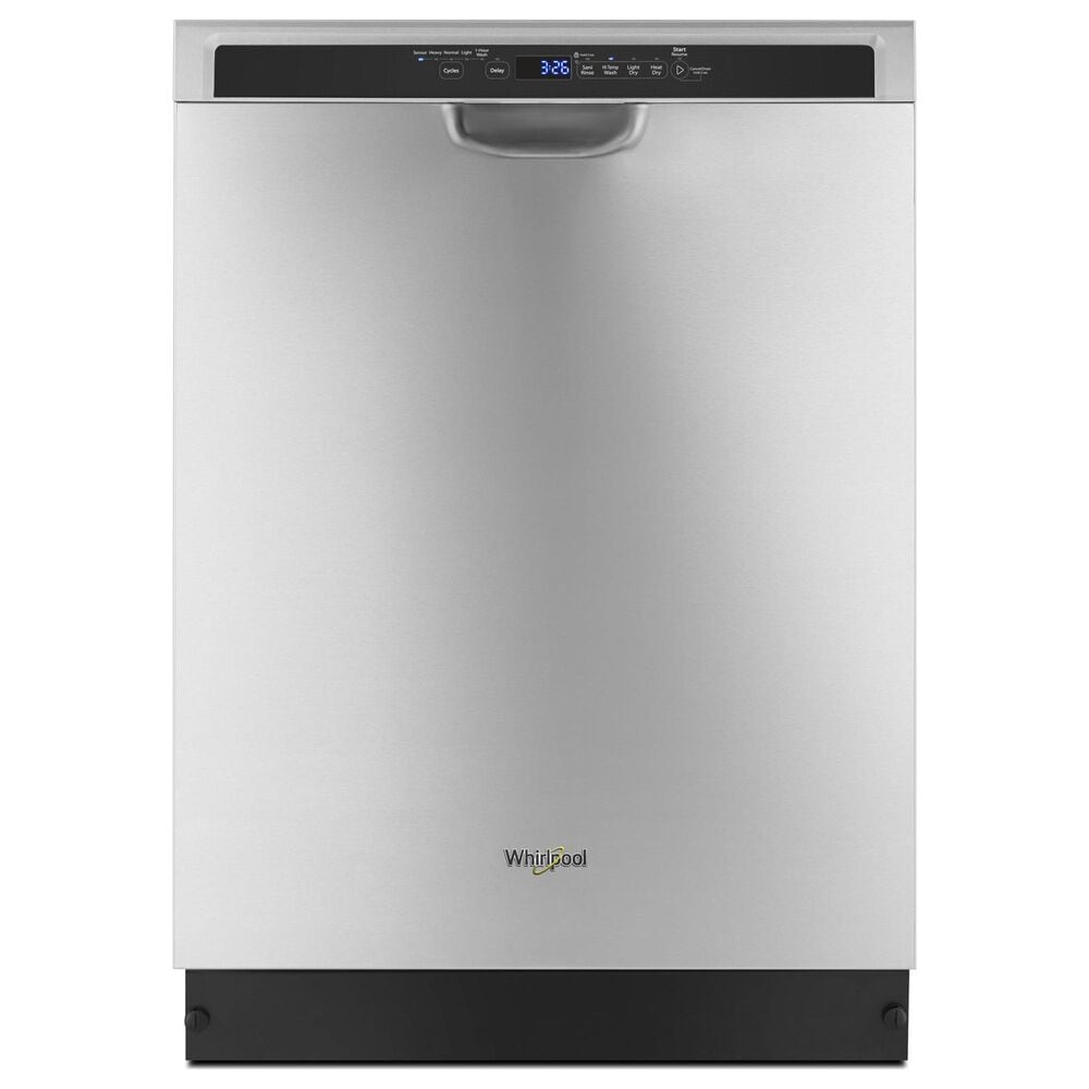 Whirlpool Front Control Built-In Dishwasher in Stainless Steel, , large