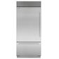 Sub Zero 20.7 Cu. Ft. Built-In Over and Under Refrigerator with Left Hinge in Stainless Steel, , large