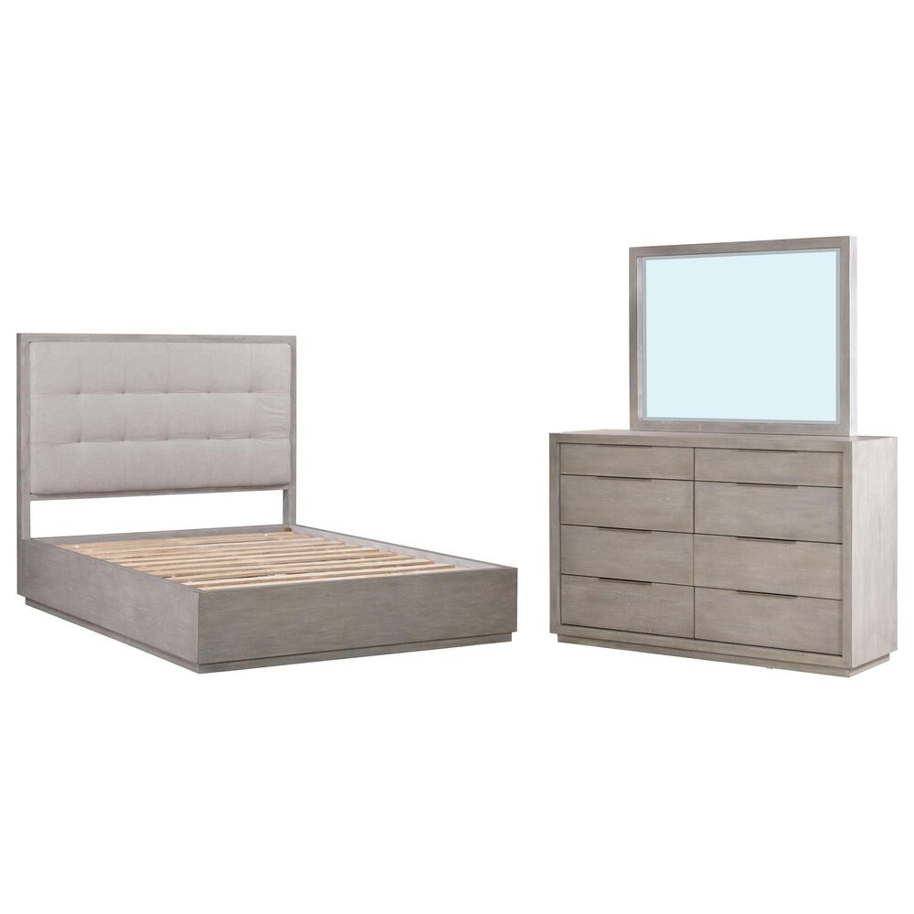 Urban Home Oxford Mineral 3-Piece Queen Bedroom Set in Gray, , large