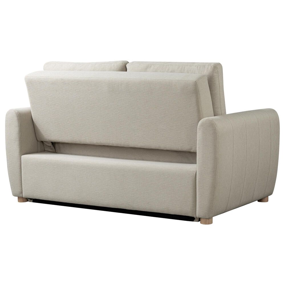 Lifestyle Solutions Galloway Convertible Loveseat in Beige, , large