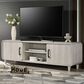Crown Mark Nyomi 71" TV Stand in White, , large