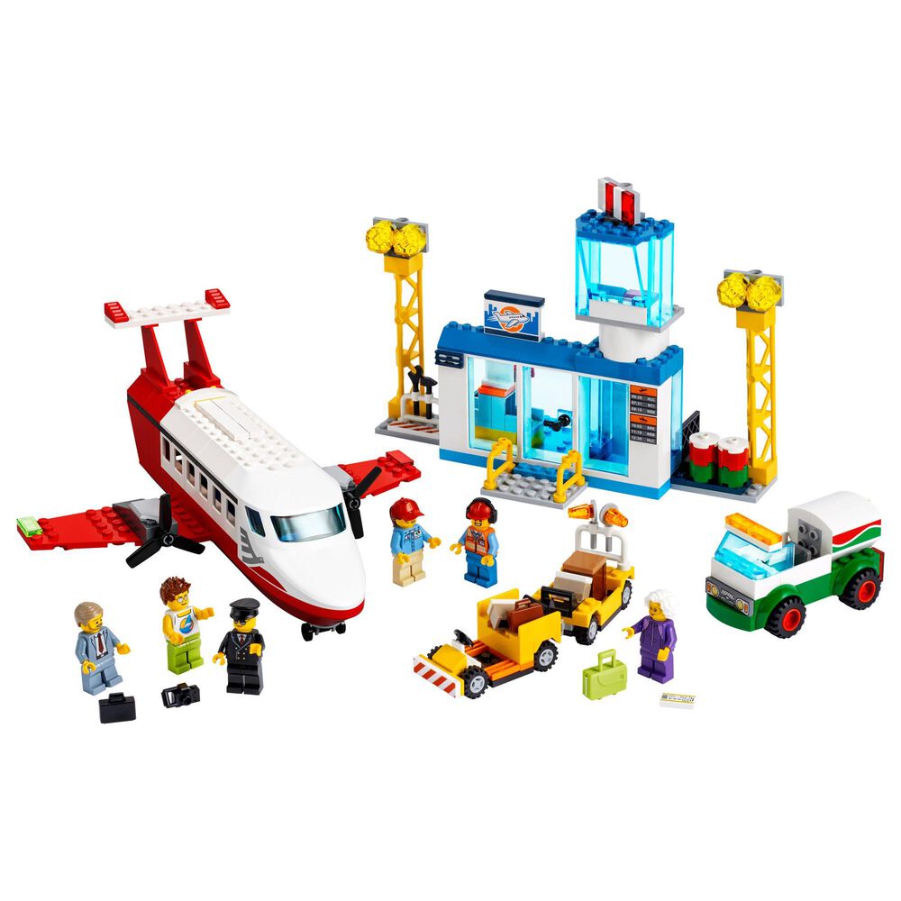 LEGO City Central Airport Building Set, , large