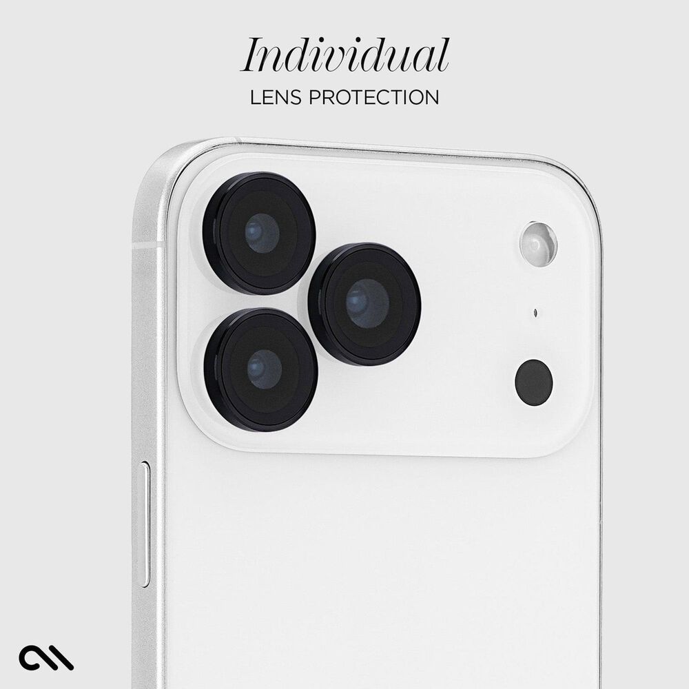 Case-Mate Aluminum Ring Lens Protectector for Apple iPhone 17 Pro / iPhone 17 Pro Max in Black, , large