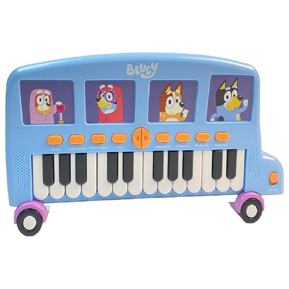 Bluey Bus Electronic Keyboard, , large