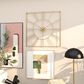 Maple and Jade Open Frame Square Decorative Wall Clock in Polished Gold, , large
