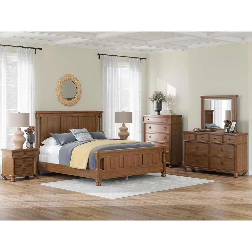 Ashley Rowlenstown Bedroom Mirror in Medium Brown, , large