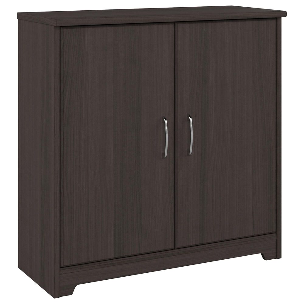 Bush Cabot Small Storage with Doors in Heather Gray NFM