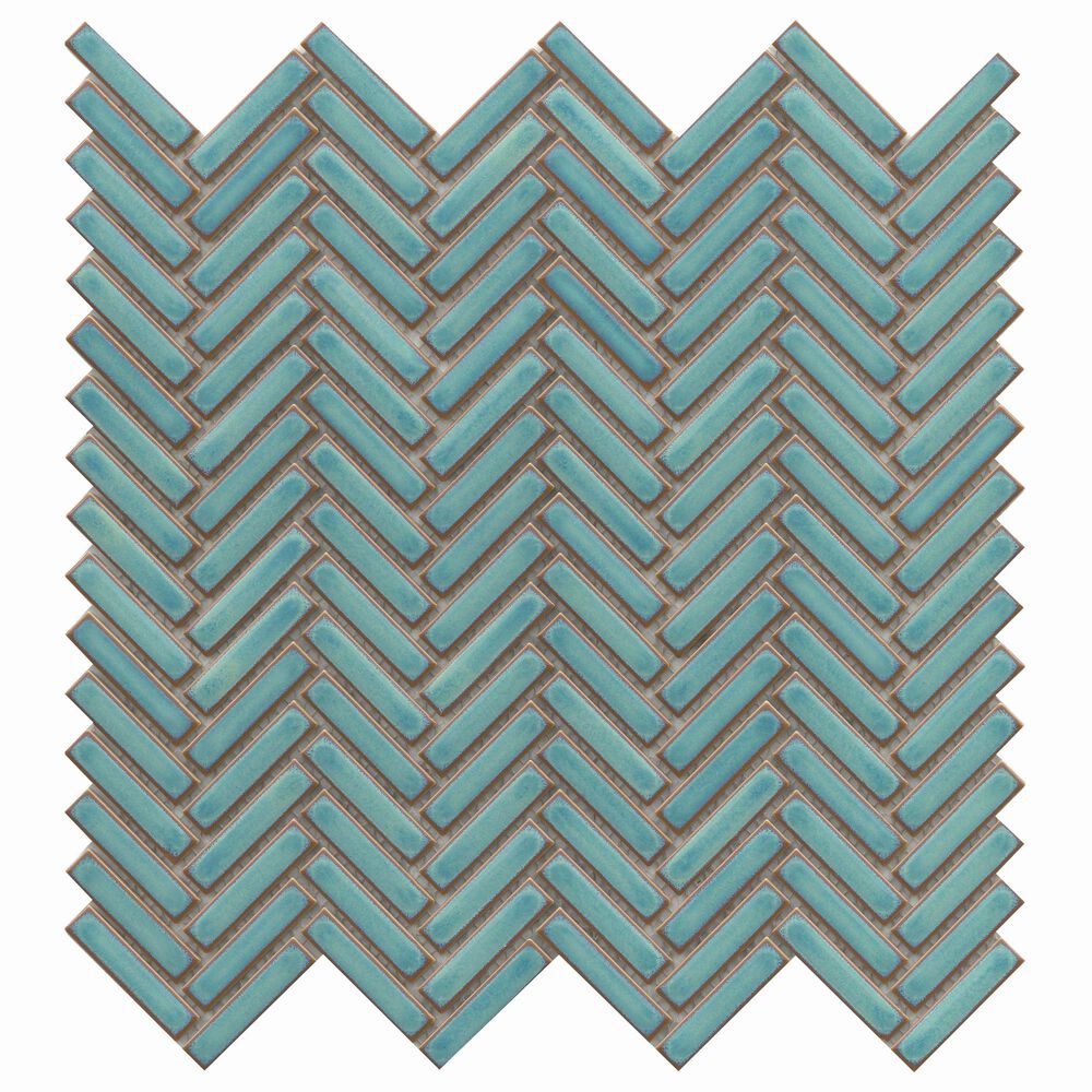 Emser Regala Present 1" x 2" Rectangle on 11" x 11" Glazed Porcelain Mosaic Sheet, , large