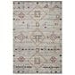 Safavieh Adirondack ADR208F 4" x 6" Light Grey and Red Area Rug, , large