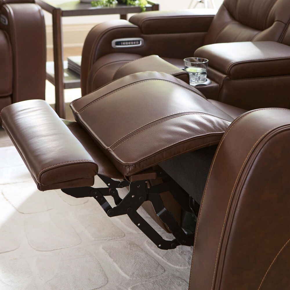 Ashley Knightington Power Reclining Loveseat in Brown, , large