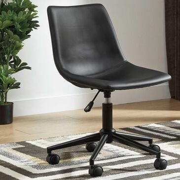 Ashley Office Swivel Desk Chair in Black, , large