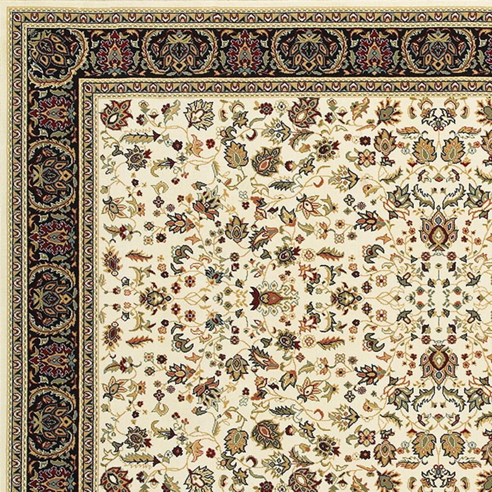 Oriental Weavers Kashan 108X1 7&#39;10&quot; x 10&#39;10&quot; Ivory Area Rug, , large