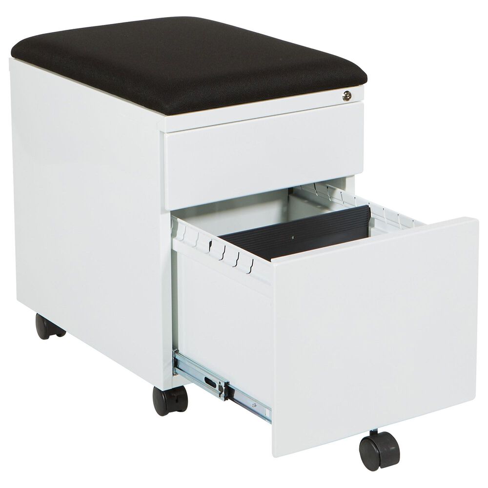 OSP Home File Cabinet in Black and White, , large