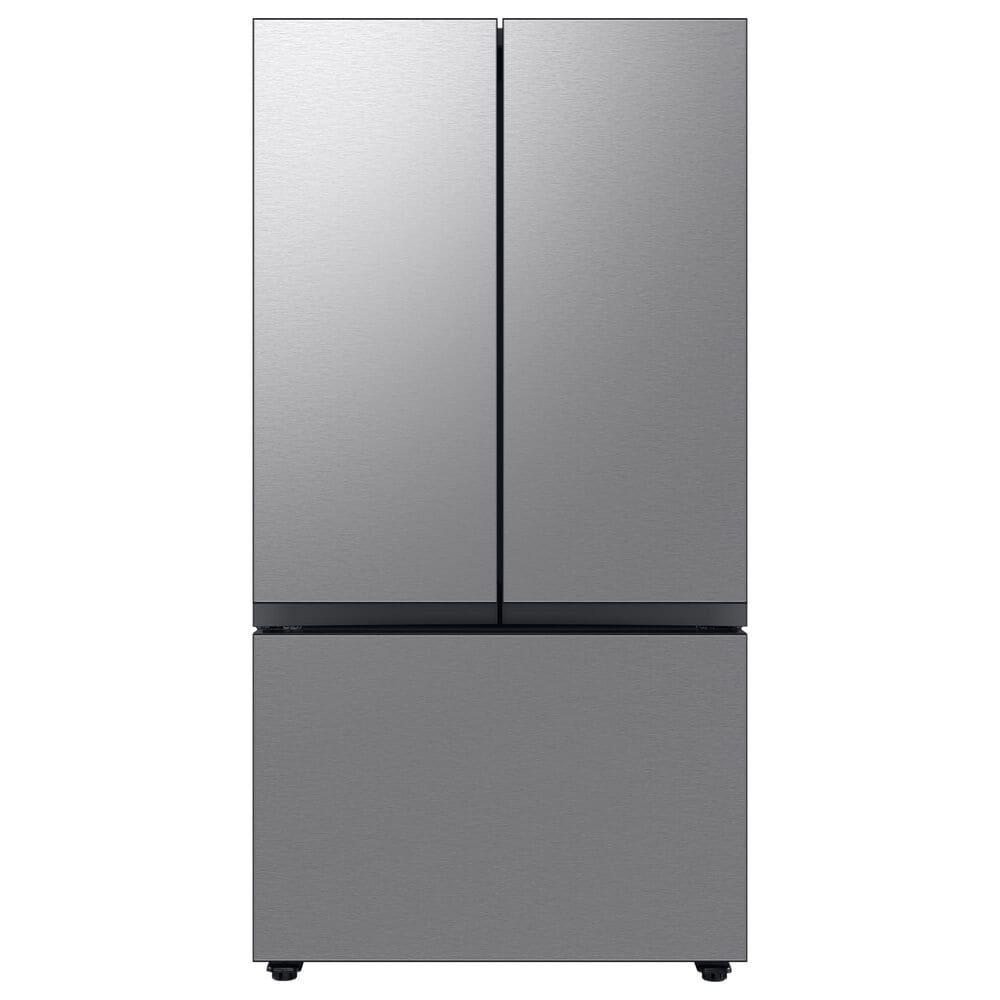 Samsung Bespoke Bespoke 24 Cu. Ft. Counter Depth French Door Refrigerator - Stainless Steel Panels Included, , large