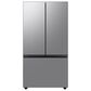 Samsung Bespoke Bespoke 24 Cu. Ft. Counter Depth French Door Refrigerator - Stainless Steel Panels Included, , large