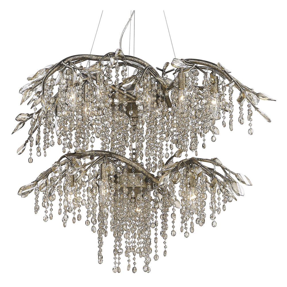 Golden Lighting Autumn Twilight 18-Light Chandelier in Mystic Gold, , large