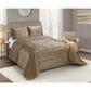 Duke Imports Virah Bella Micromink 3-Piece Full/Queen Quilt Set in Diamond Mocha Weave, , large