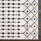 Surya Moroccan Shag 5"3" x 7"3" Black and White Area Rug, , large