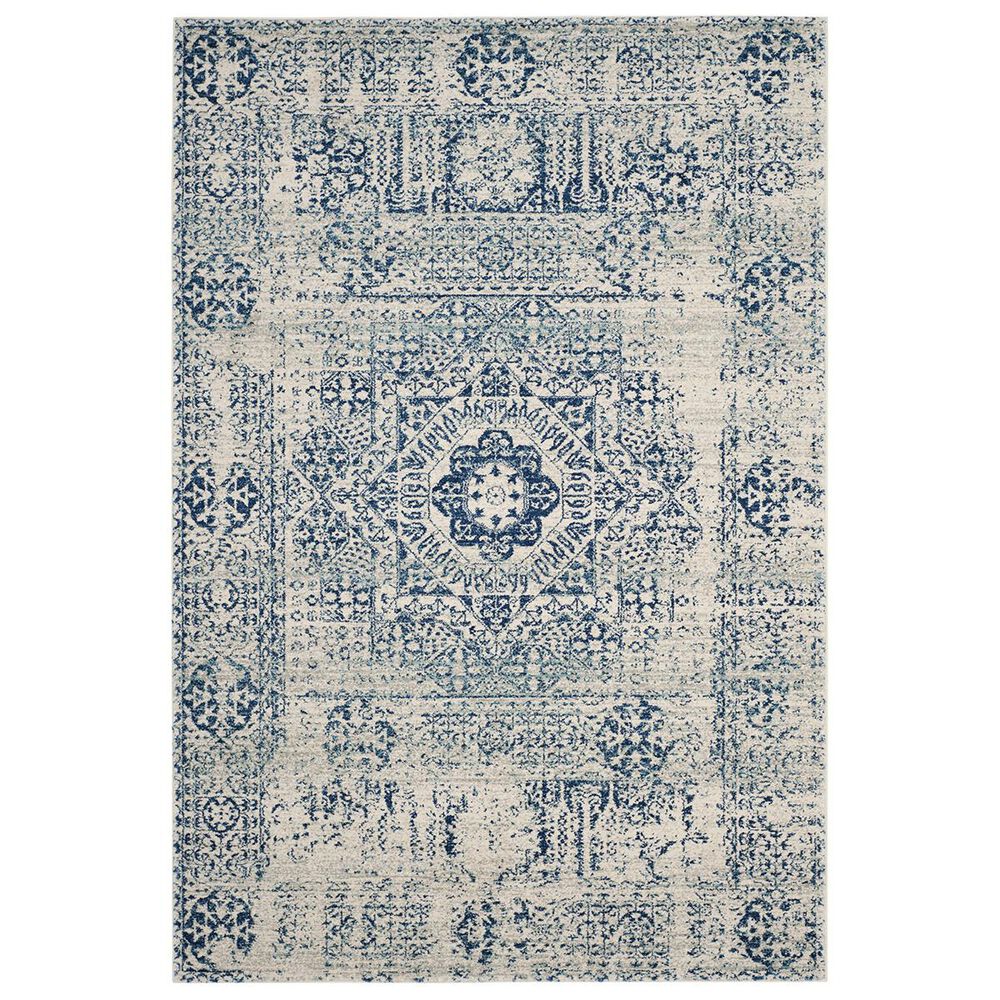 Safavieh Evoke EVK260C-4 4&#39; x 6&#39; Ivory/Blue Area Rug, , large