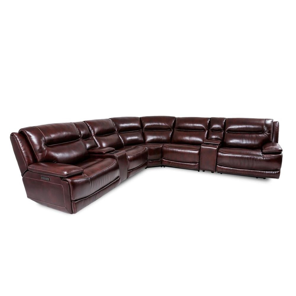 Oxford Furniture Cheers 7-Piece Sectional in Mahogany , , large