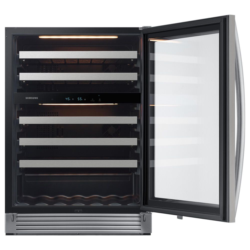 Samsung 51-Bottle Capacity Wine Cooler in Stainless Steel, , large