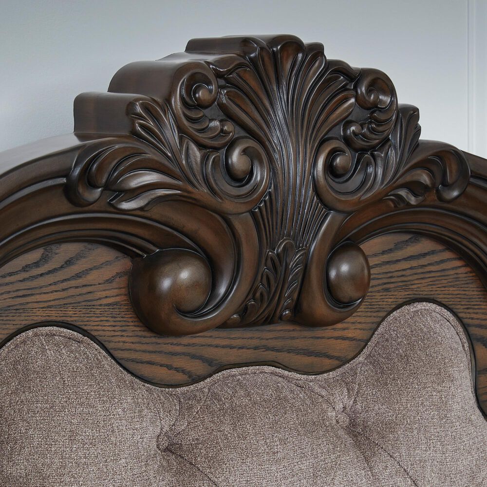 Millenium Maylee Queen Canopy Bed in Dark Brown, , large