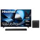 Hisense 65" Class U6 Pro Series ULED Mini-LED 4K - Smart Vidaa TV with 3.1.2 Channel Soundbar System in Black, , large