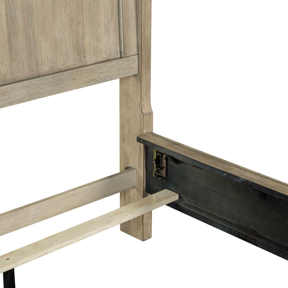 Belle Furnishings Rustic Traditions Queen Sleigh Bed in Saddle Tan, , large