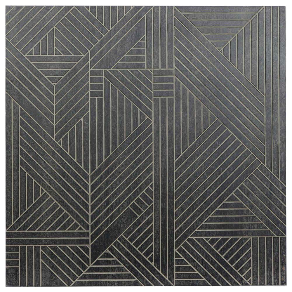 Maple and Jade 39" x 39" Wall Decor in Black, , large