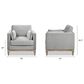 Jennifer Taylor Home Knox Arm Chair in Opal Grey Velvet, , large