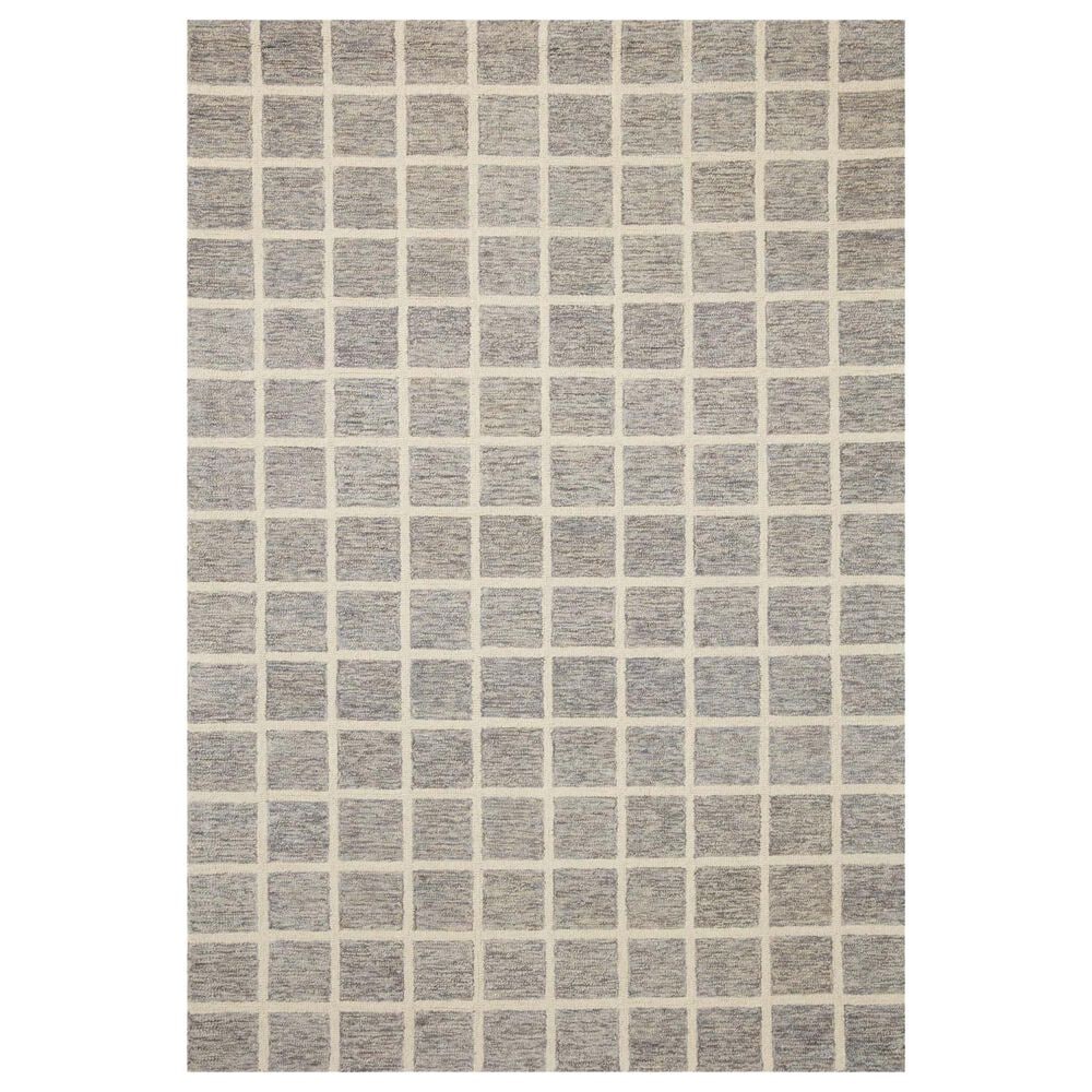 Chris Loves Julia x Loloi Polly 8"6" x 11"6" Slate and Ivory, , large